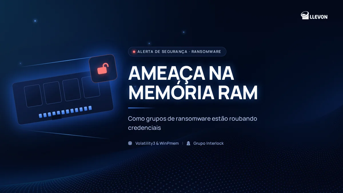 Imagem de capa: Ameaça na Memória RAM: Como Grupos de Ransomware Estão Roubando Credenciais e Como Proteger Sua Empresa